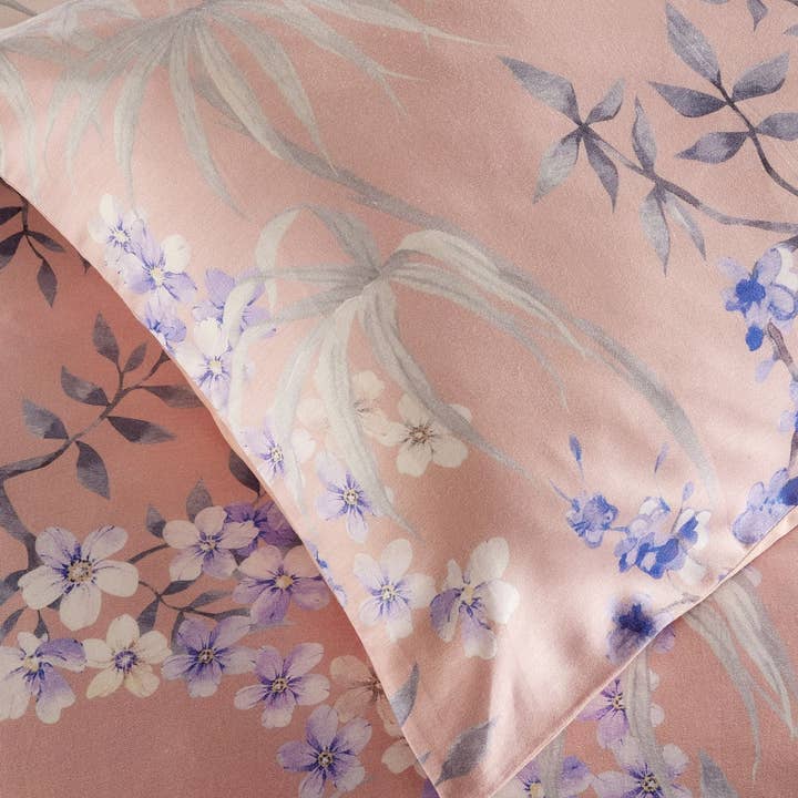 Vantona Boutique Mai Blossom Duvet Cover Set - Blush for wholesale on Faire2