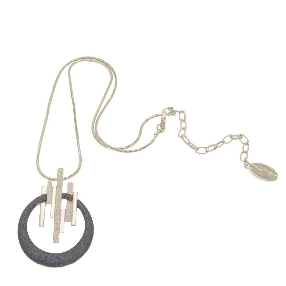 Miss Milly Limited - Vendita all'ingrosso Collana con ciondolo/pendaglio - Collana Cascata Viola e Blu0