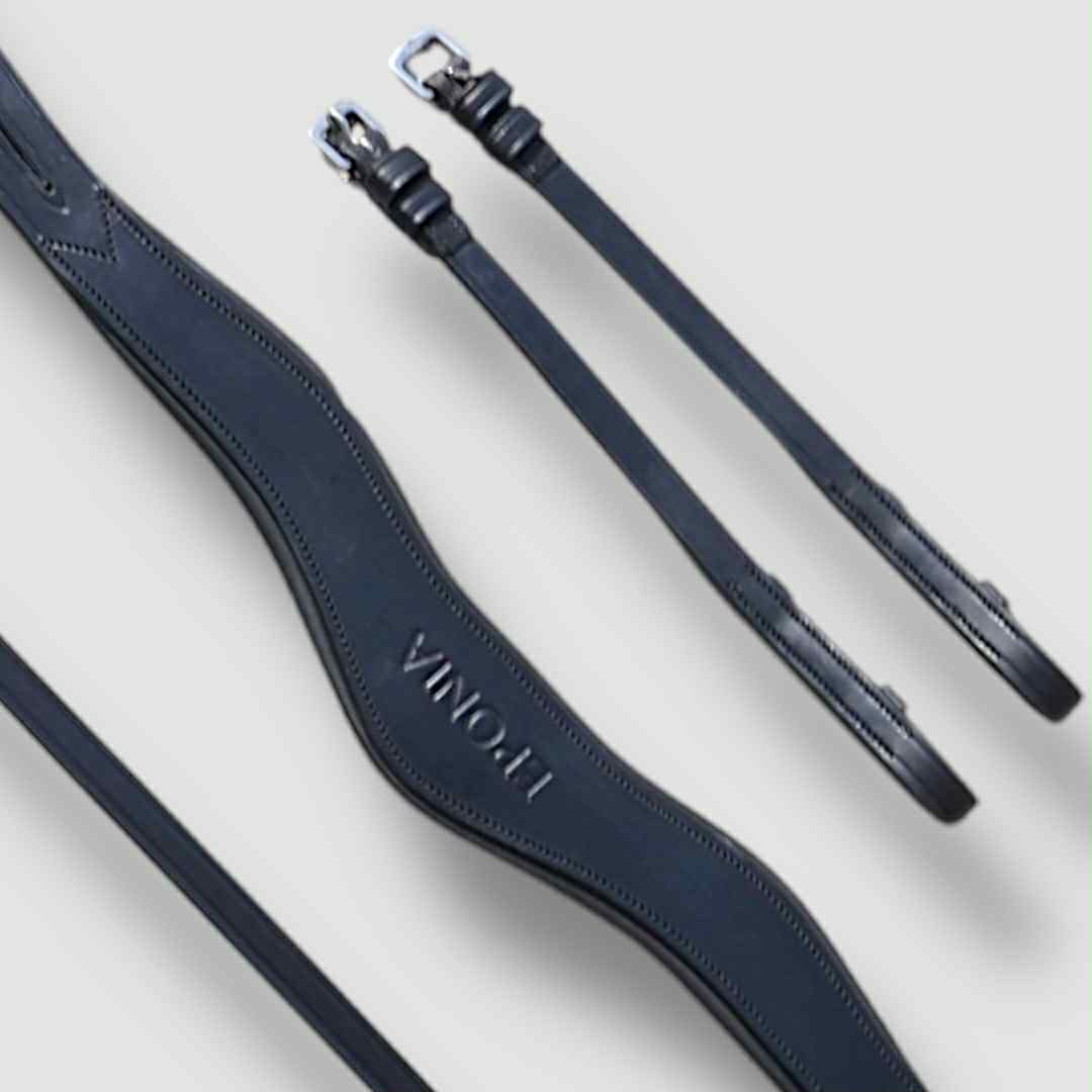 EPONIA EQUESTRIAN LIFESTYLE - Venta al por mayor Equipamiento de equitación - Corona Mono Anatómica para brida simple - Cuero italiano0