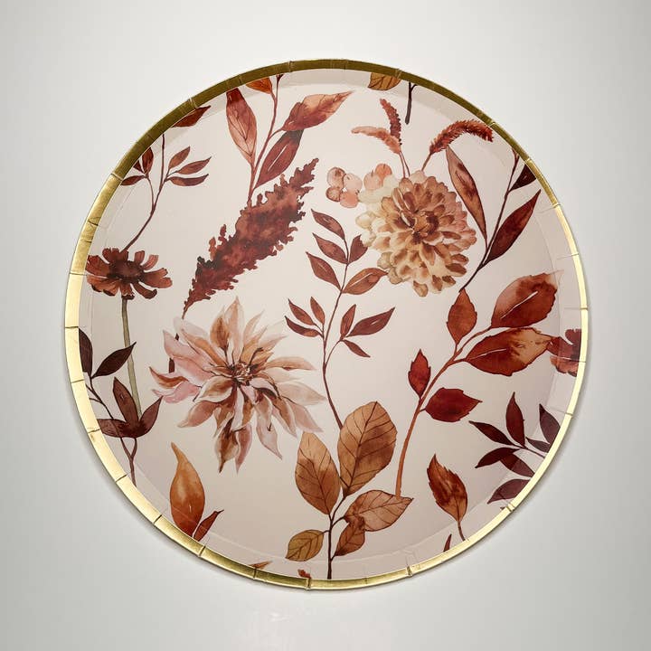 Josi James - Wholesale Disposable Plate - Fall Leaf Paper Plate (8pcs)0