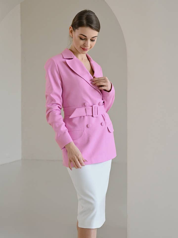 Elegante zakelijke jas voor wholesale door ANASTASIIA IVANOVA