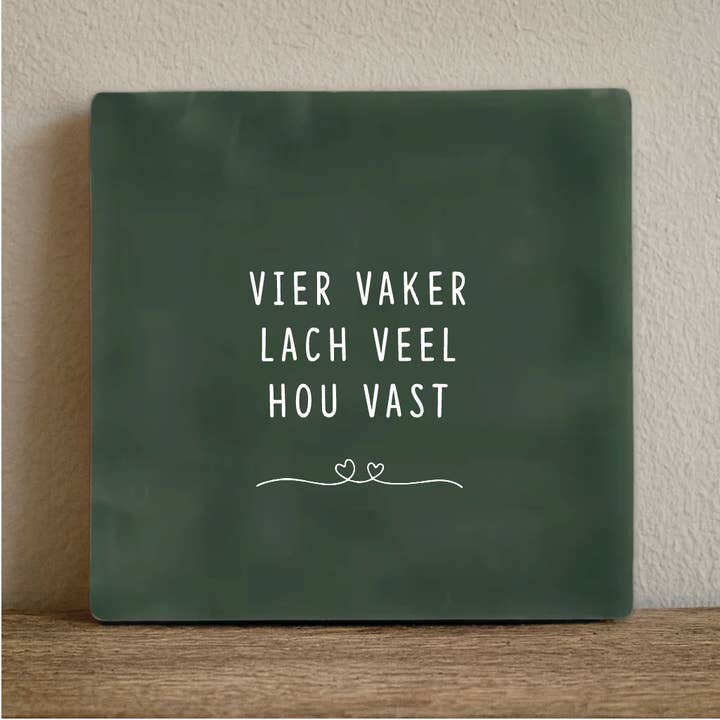 Label2X B.V. - Wholesale Wall Tile - Tile four more often laugh a lot hold on - 10x10 cm