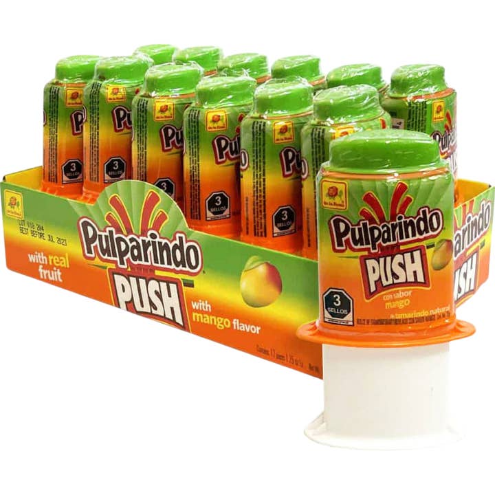 De La Rosa Pulparindo Push Mango for wholesale by Cow Crack Wholesale