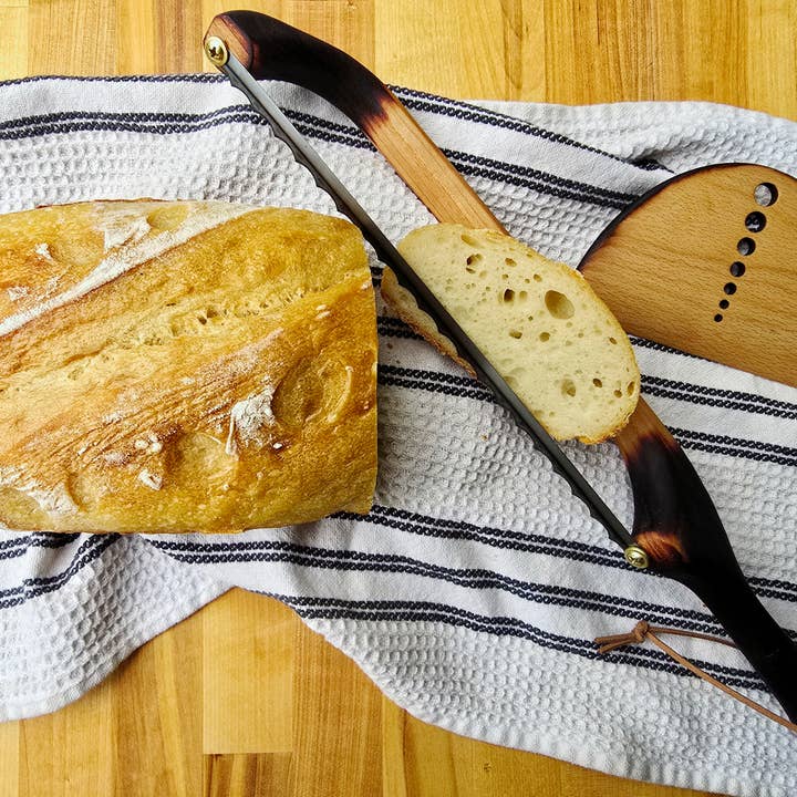Appalachian Bread Bow Knife - Handmade Wood Kitchen Utensil and other Purchase Wholesale lame bread. Free Returns & Net 60 Terms on Faire trending on Faire.