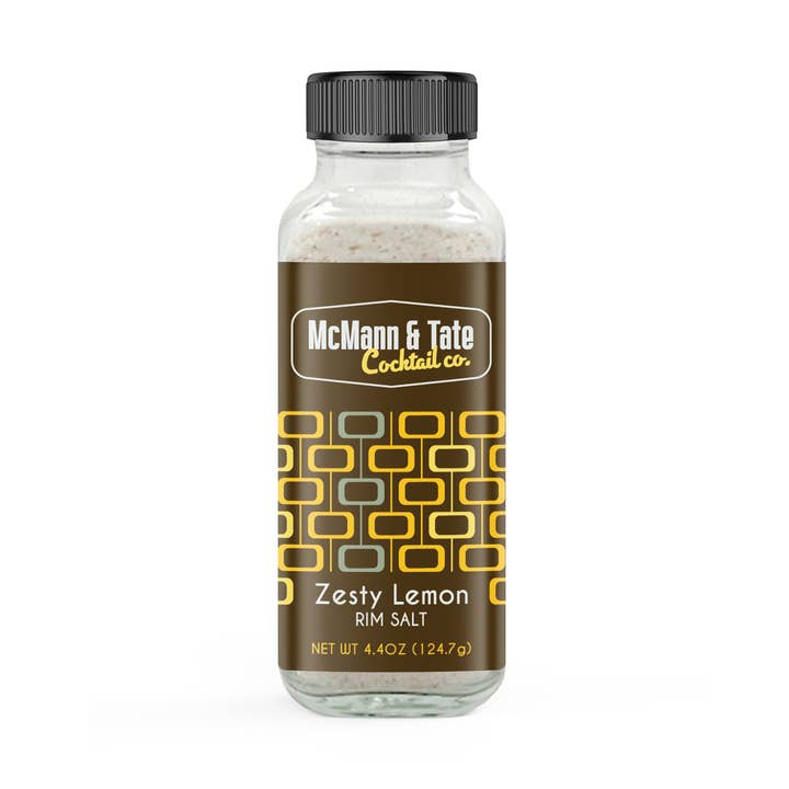 Zesty Lemon Rim Salt for wholesale by McMann & Tate Cocktail Co.