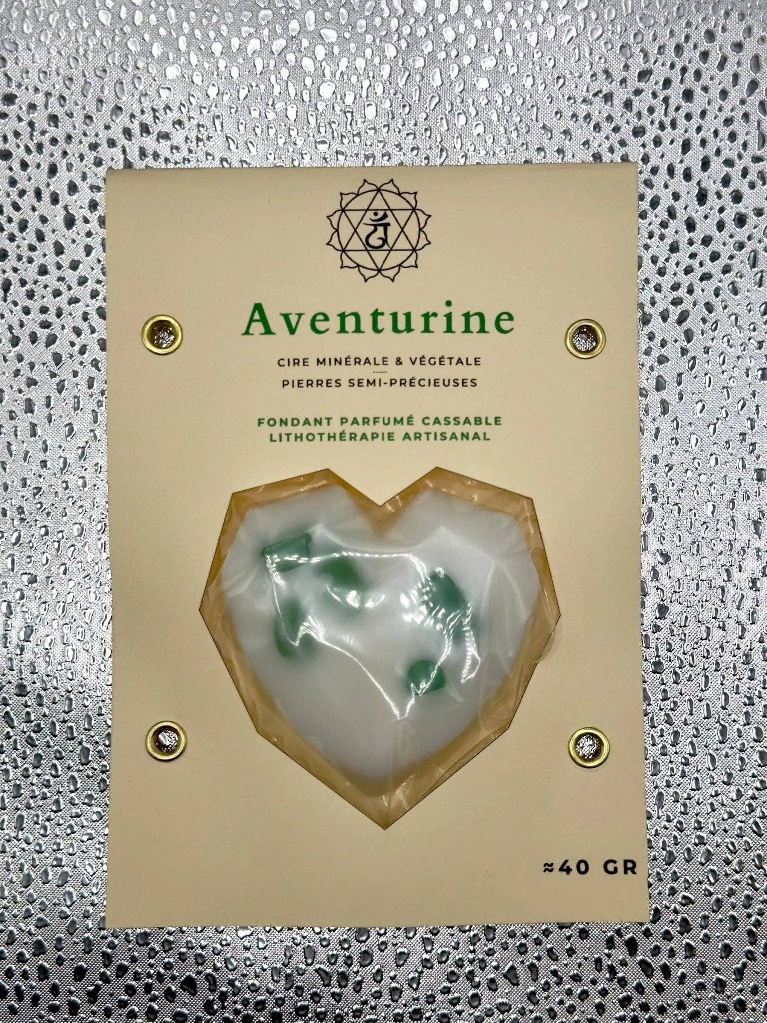 CocoBen's - Wholesale Wax Melt - Lithotherapy Fondant - Aventurine - 40 G0