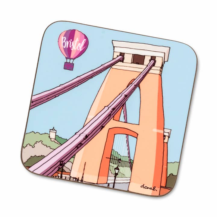 Bristol Bridge Coaster for wholesale by dona B drawings