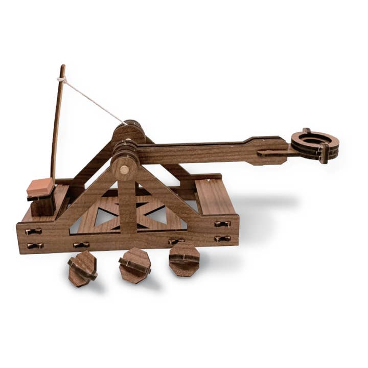 Copernicus Toys - Wholesale Building Set - Kids - mini Catapult : Wooden Engineering Model Building Kit