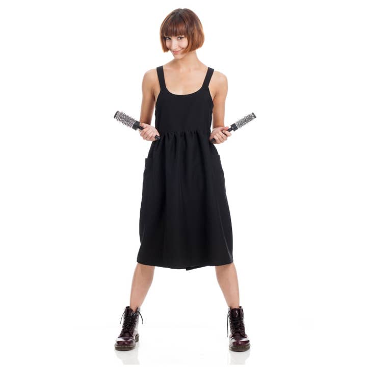 West Rose abbigliamento professionale – Engroshandel Forklæde – DANIELLE SORT ARBEJDSFORSTYKKE1