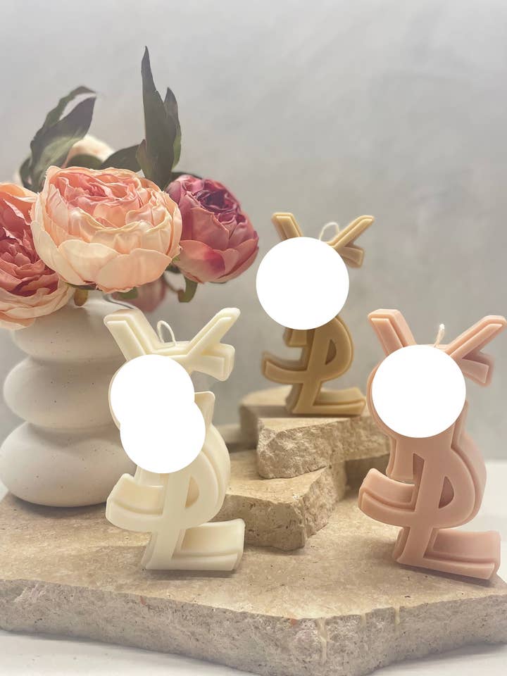 Y-L kaars met logo voor wholesale door Mummy&Mia Candles