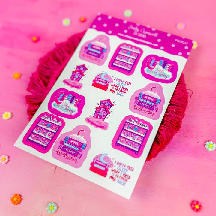 Emily Cromwell Designs - Wholesale Sticker - Bookish Dreams Planner Stickers PS0031