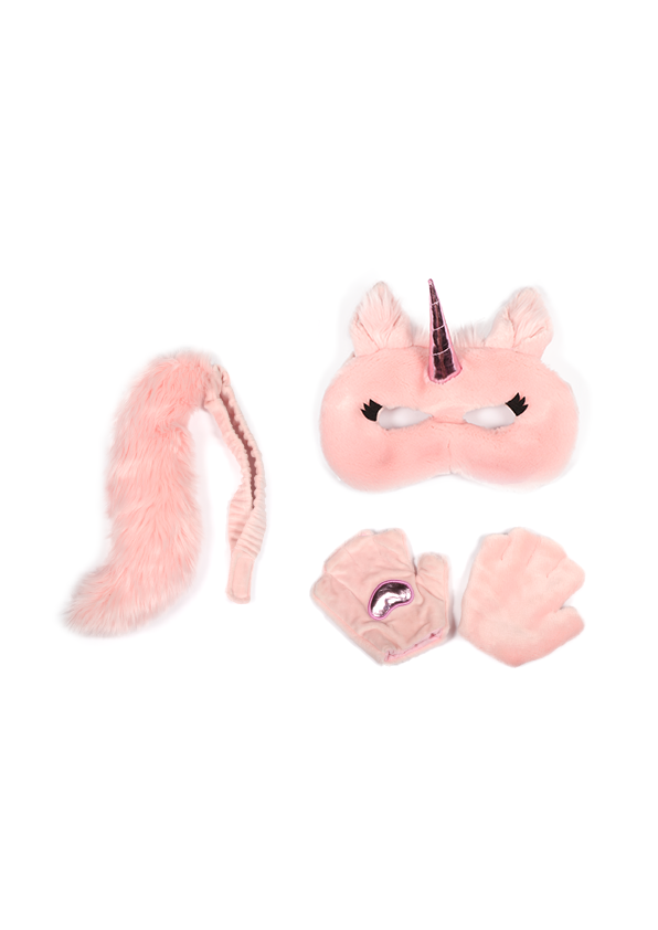 WILD & SOFT - Venta al por mayor Disfraz - Niños - Set de disfraz Unicornio rosa4