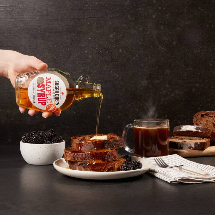 Sugar Bob's Finest Kind - Vendita all'ingrosso Sciroppi d'acero - Sciroppo d'acero puro - Amber Rich 8oz1