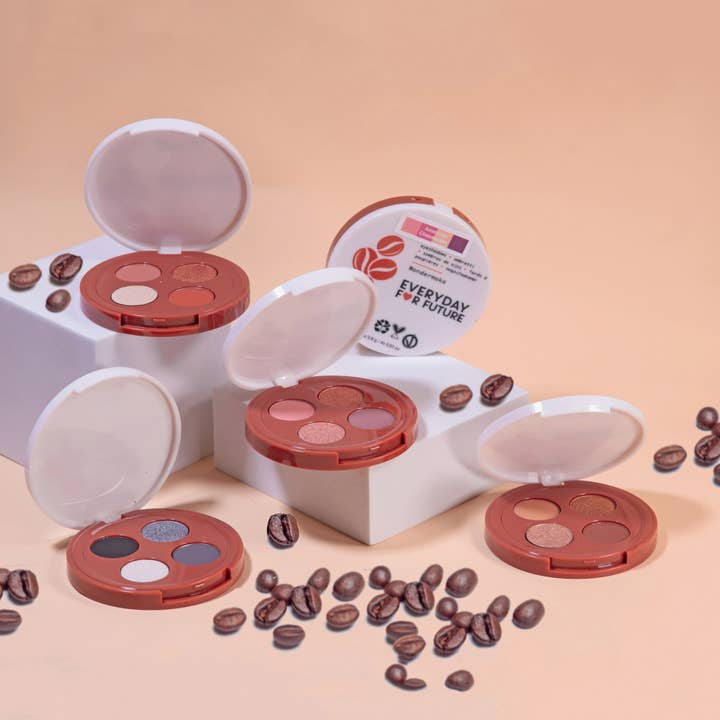 Eyeshadows Quad with Coffee Oil for wholesale by Everyday For Future