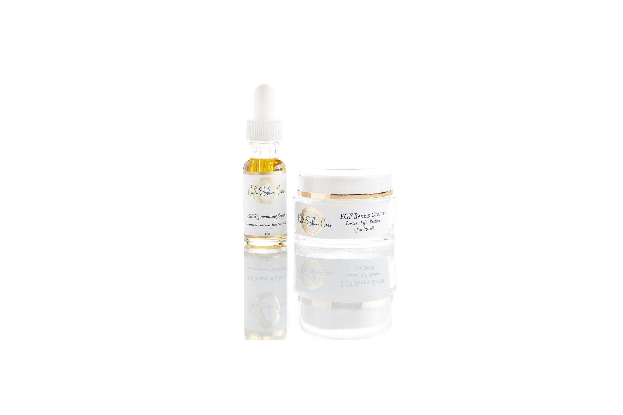 Heilo Skincare - Wholesale Facial Serum/Concentrate - EGF Combo - EGF Renew Creme & EGF Rejuvenating Serum (Save $5)0
