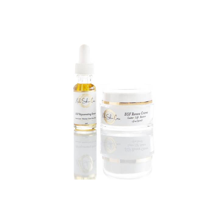 Heilo Skincare - Wholesale Facial Serum/Concentrate - EGF Combo - EGF Renew Creme & EGF Rejuvenating Serum (Save $5)