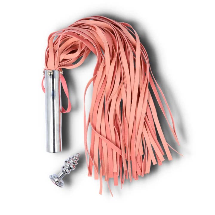 Flogger with buttplug for engroshandel hos Peech