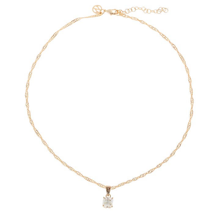 Col Florentina 42 doré Transparent pour la vente par Nora Norway