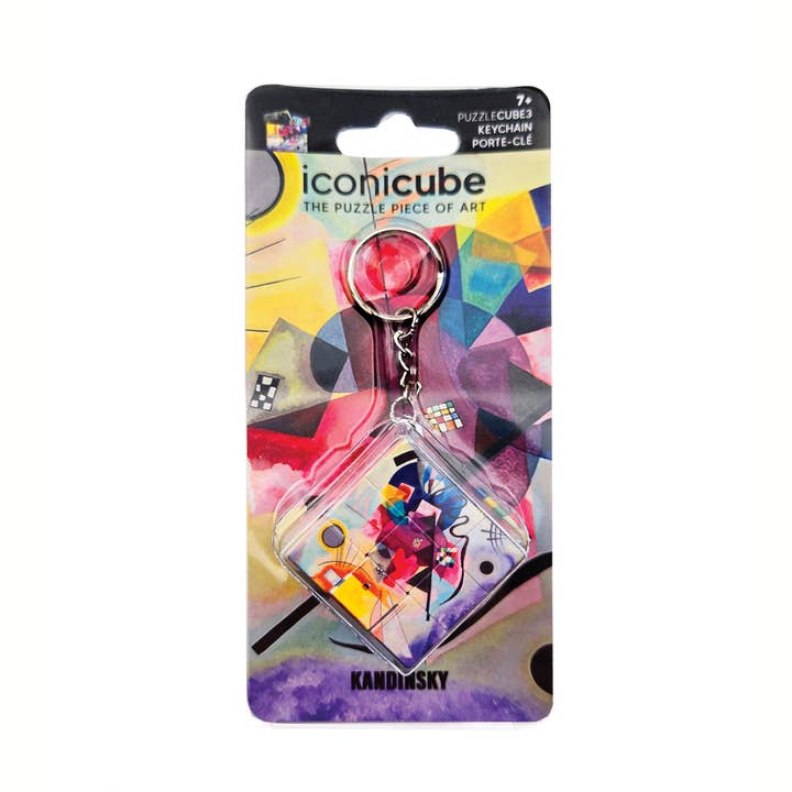Porta-chaves Kandinsky 3x3 por atacado de ICONICUBE