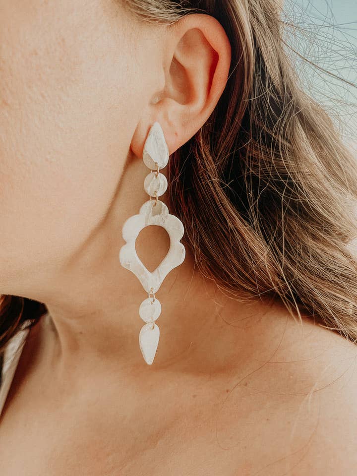 Persephone in Neutral Faux Stone for wholesale by Corvega Clay Goods