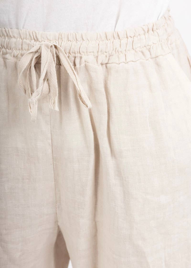 la maison des fibres naturelles - Wholesale Pants - Women's - Straight linen trousers 630132 100% linen20