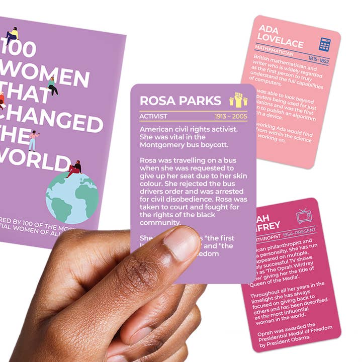 Gift Republic - Wholesale Card Game - 100 Women That Changed the World6