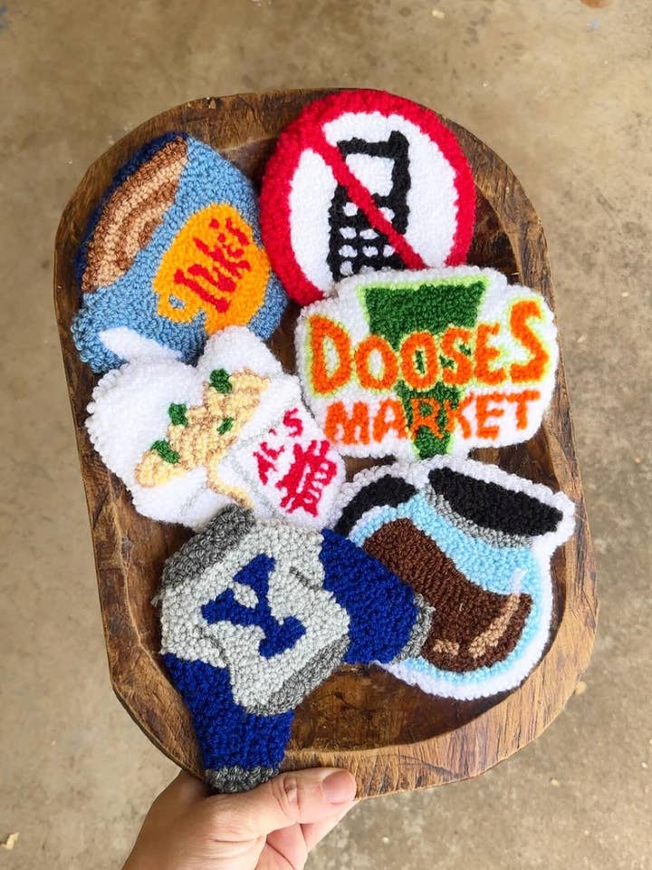 Bases para Copos Inspiradas em Gilmore Girls por atacado de Bless Your Cottons