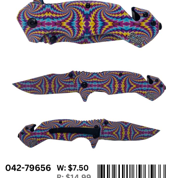 Smithco Distributing - Wholesale Pocket Knife/Holder - Battle Buddy Knives, Pocket Knife145