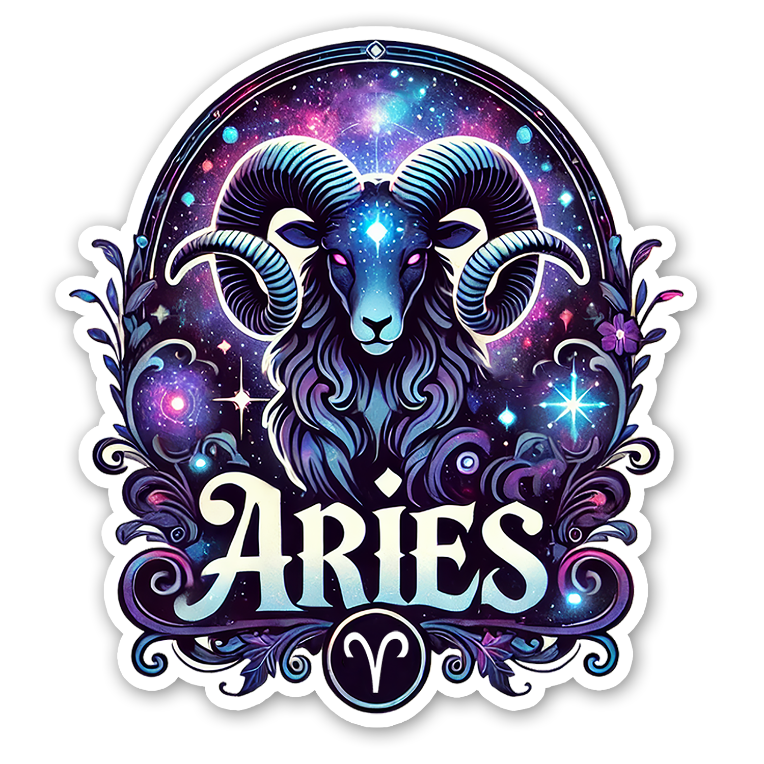 Sticker Atlas - Wholesale Sticker - Aries Zodiac Sticker0