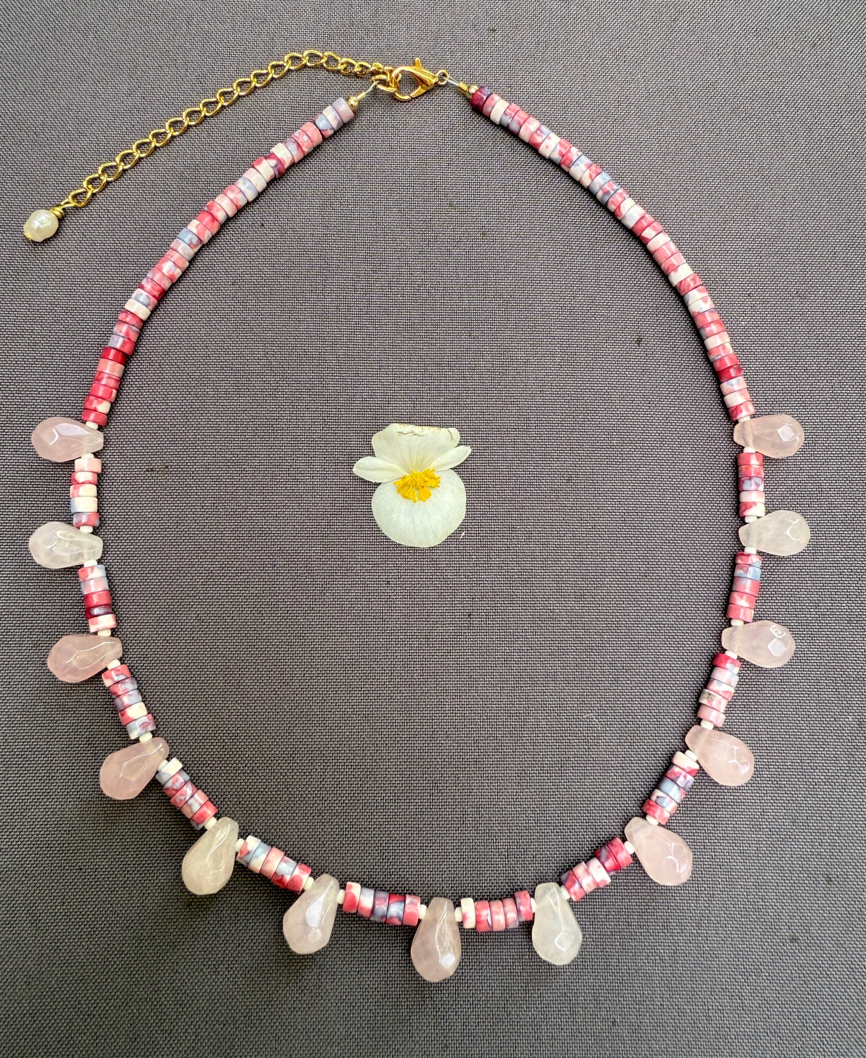 XTRA by Stacey - Wholesale Beaded/Pearl Necklace - The Pink Tide Necklace5