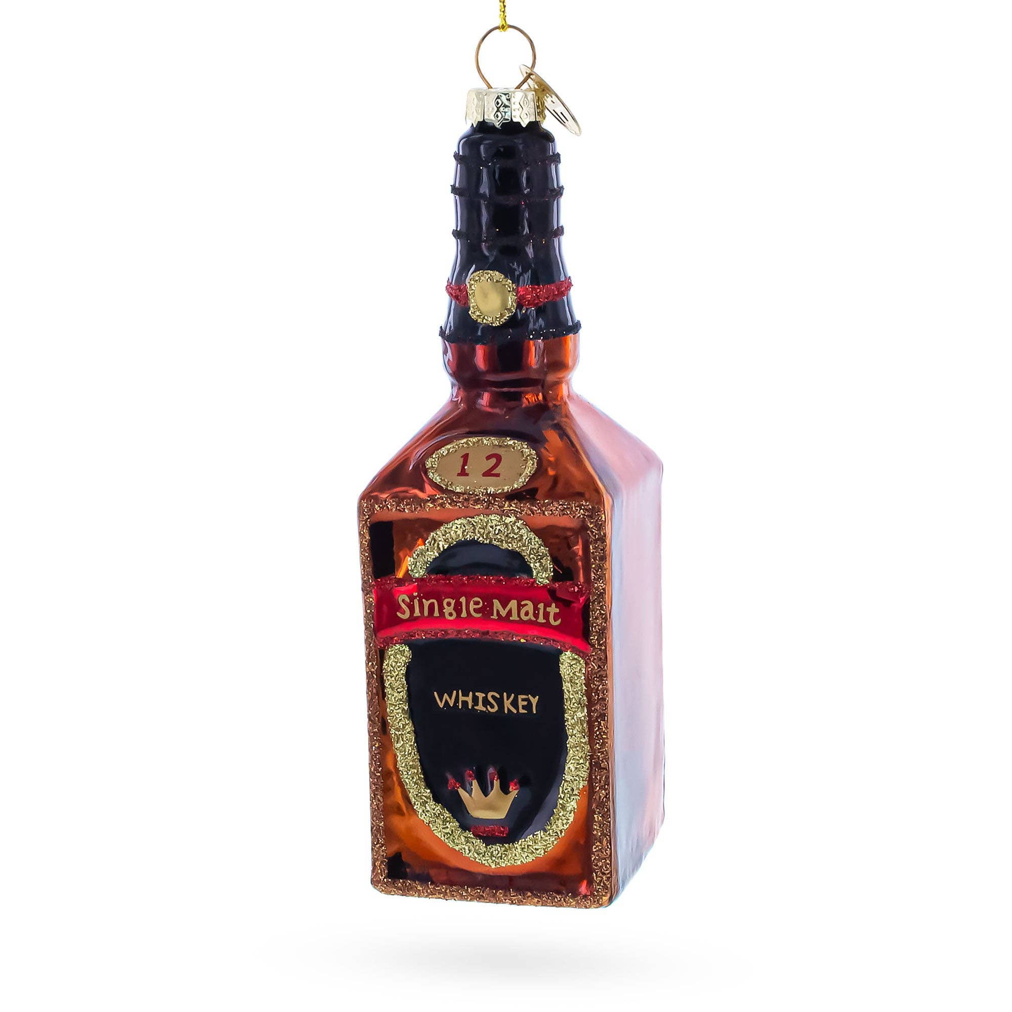BestPysanky - Wholesale Ornament - Whiskey Bottle Glass Christmas Ornament0