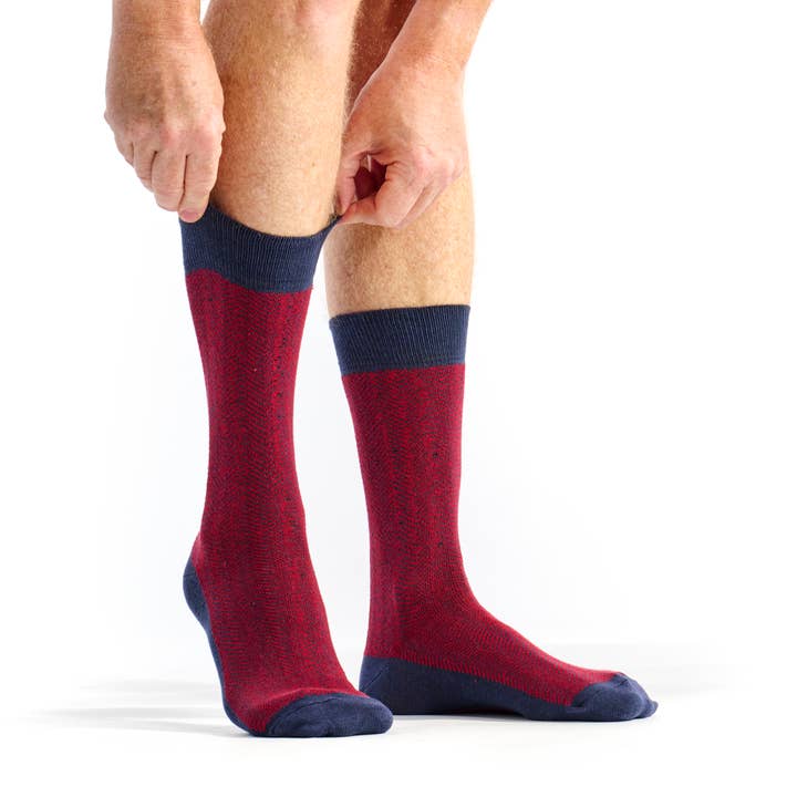 Chevron-Socke für den Großhandel von Pom de pin