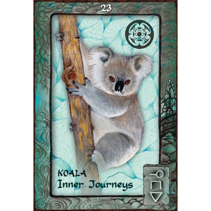 Cardshouse – Cartas de tarô por atacado – Animal Sonhando Cartões Oracle Anjo Azul7
