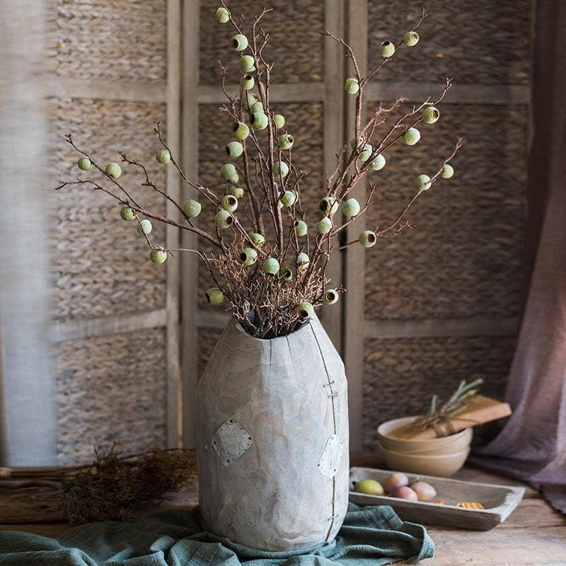 Rustic Reach - Wholesale Artificial Plant - Artificial Kou Li Stem in Green 34" Tall0