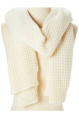DNMC - Wholesale Scarf - Women's - WINTER SCARVES ON SALE! Chunky Knit Blanket Scarf2