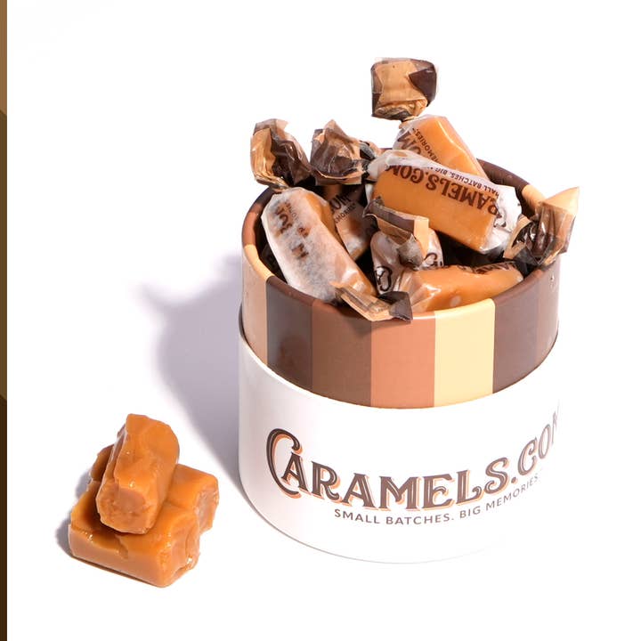 Licorice.com | Caramels.com | Taffy.com - Wholesale Caramel - Butter Rum Caramels Soft Chew - (6oz Tube)
