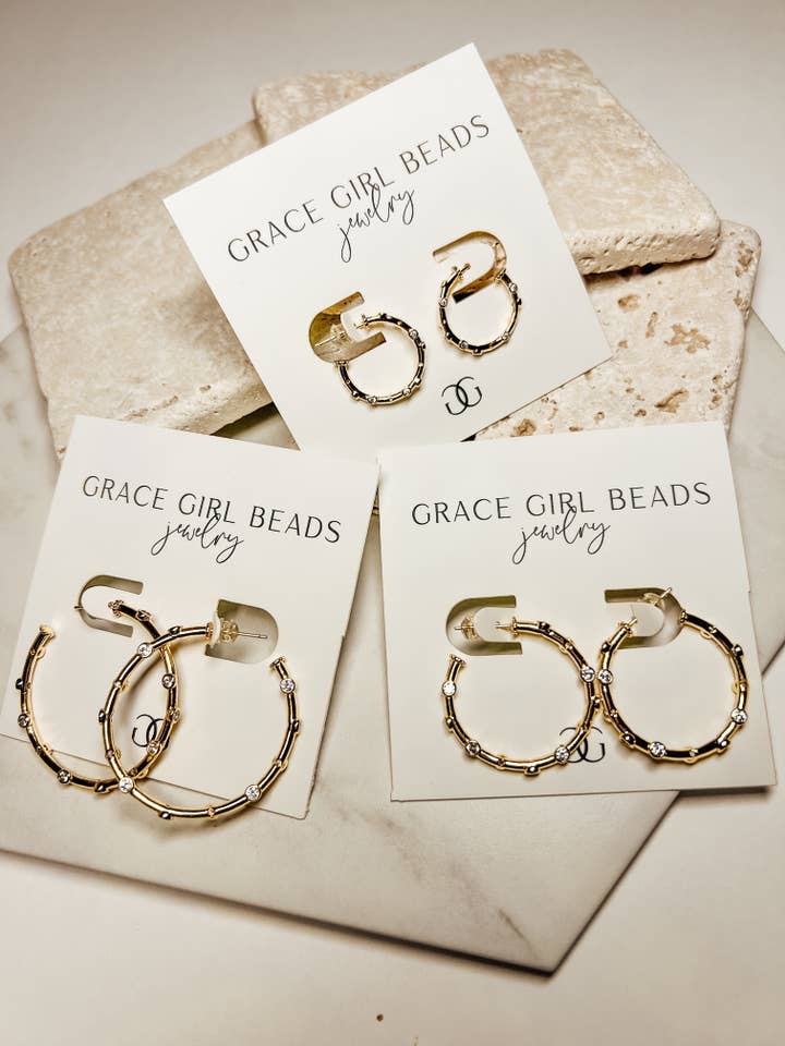 Créoles Scatter pour la vente par Grace Girl Beads