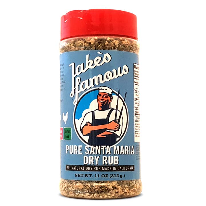 Jake's Famous Pure Santa Maria Dry Rub for wholesale by Jake's Famous Foods, LLC