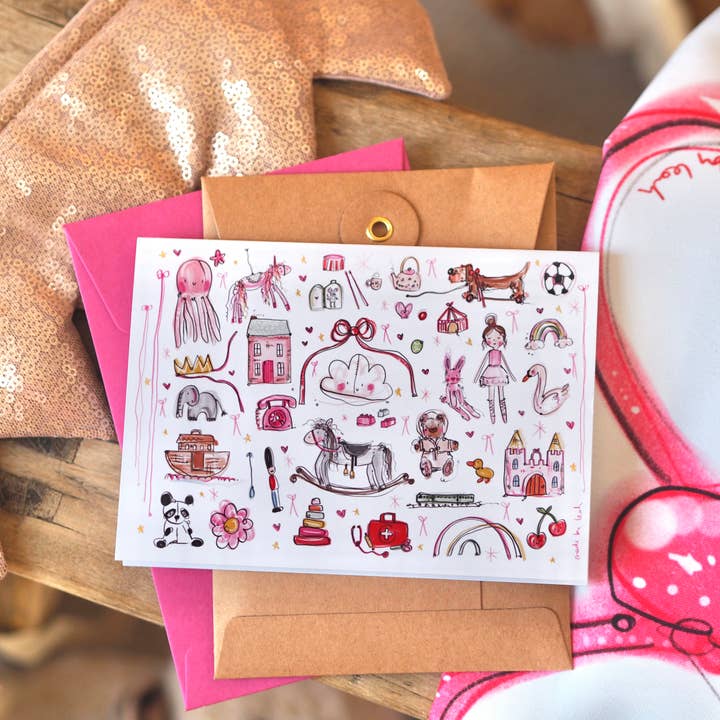 Made by Leah – wholesale Everyday greeting card – Toys Design