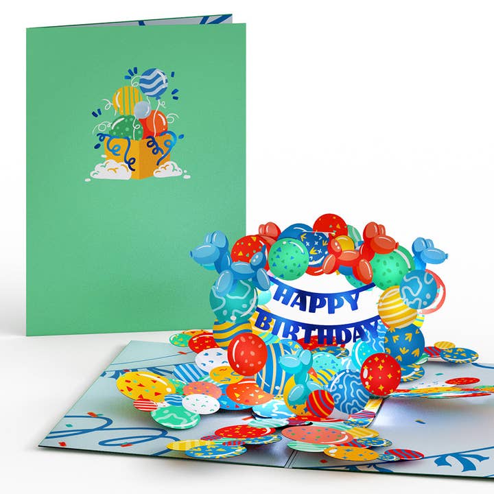 Lovepop Cards - Wholesale Birthday Card - Happy Birthday Balloons Music and Lights Pop-Up Card5