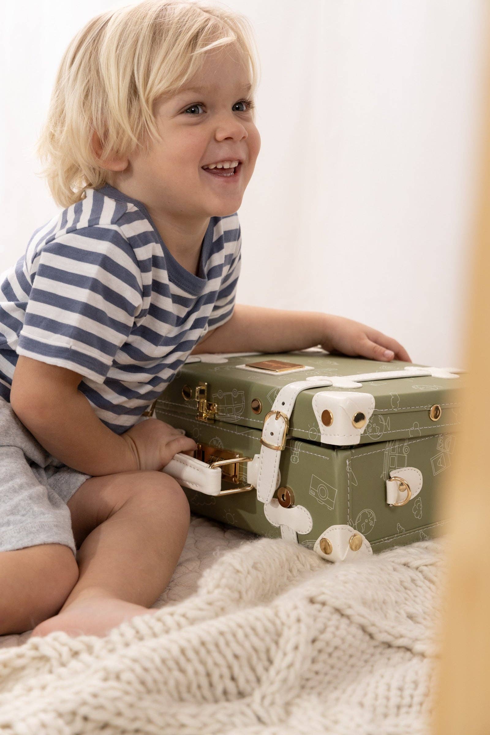 Coco Village – wholesale Toy set – Kids – Vegan Leather Play Suitcase - Travel1