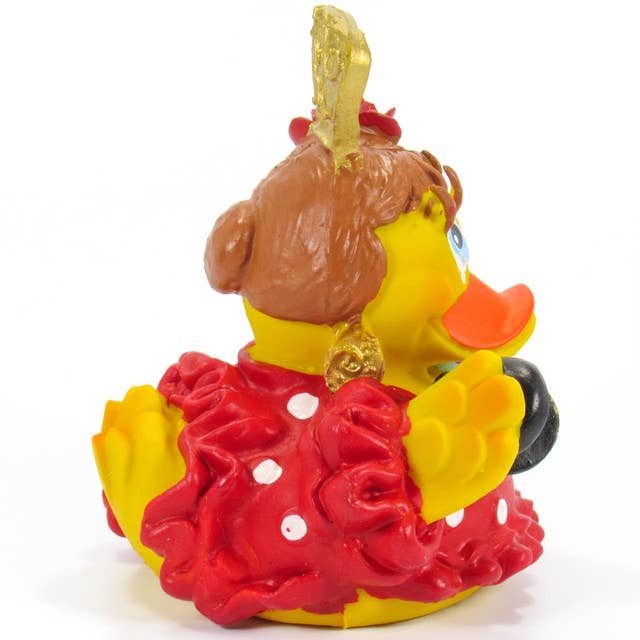 Ducks in the Window - Wholesale Bath Toy - Baby - Spanish Dancer Red Rubber Duck