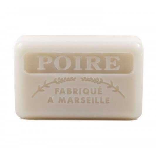 5x Savonnette Marseillaise päron 125g för wholesale av Savons.nl - Savon de marseille distributeur
