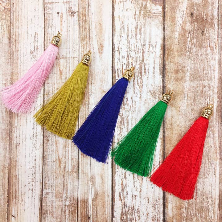 Handmade Tassels, Jewelry Tassel, Tassels, Boho Tassels, Tassel Earrings, Mala Tassels for wholesale by The Bead Bazaar