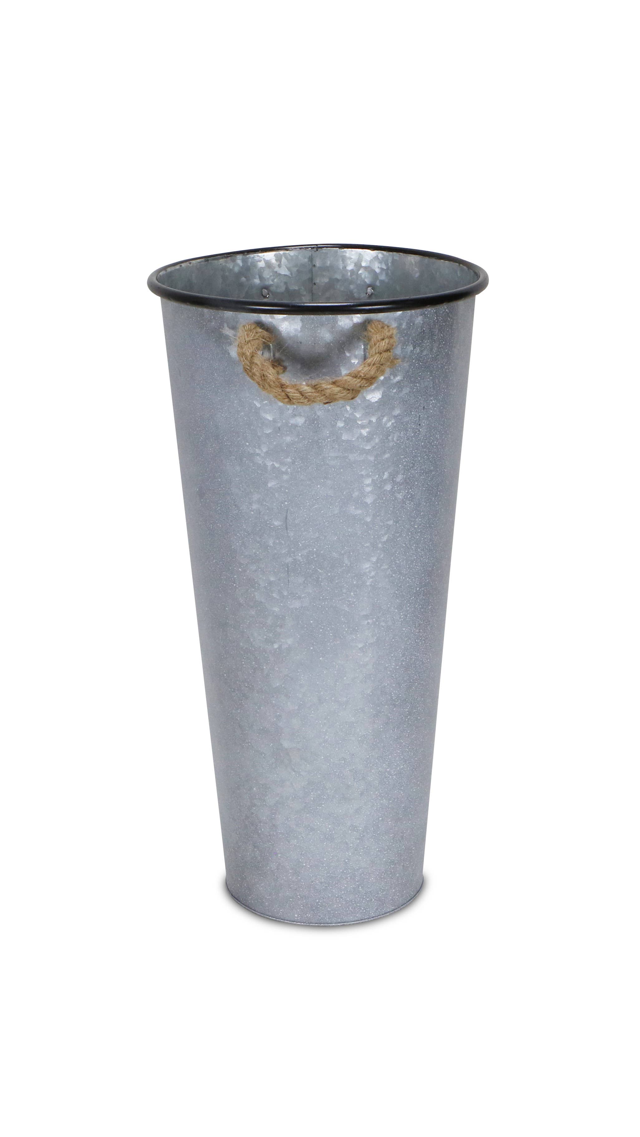 Cheungs Home Decor - Wholesale Bucket/Pail - Sylvie Galvanized French Style Bucket9