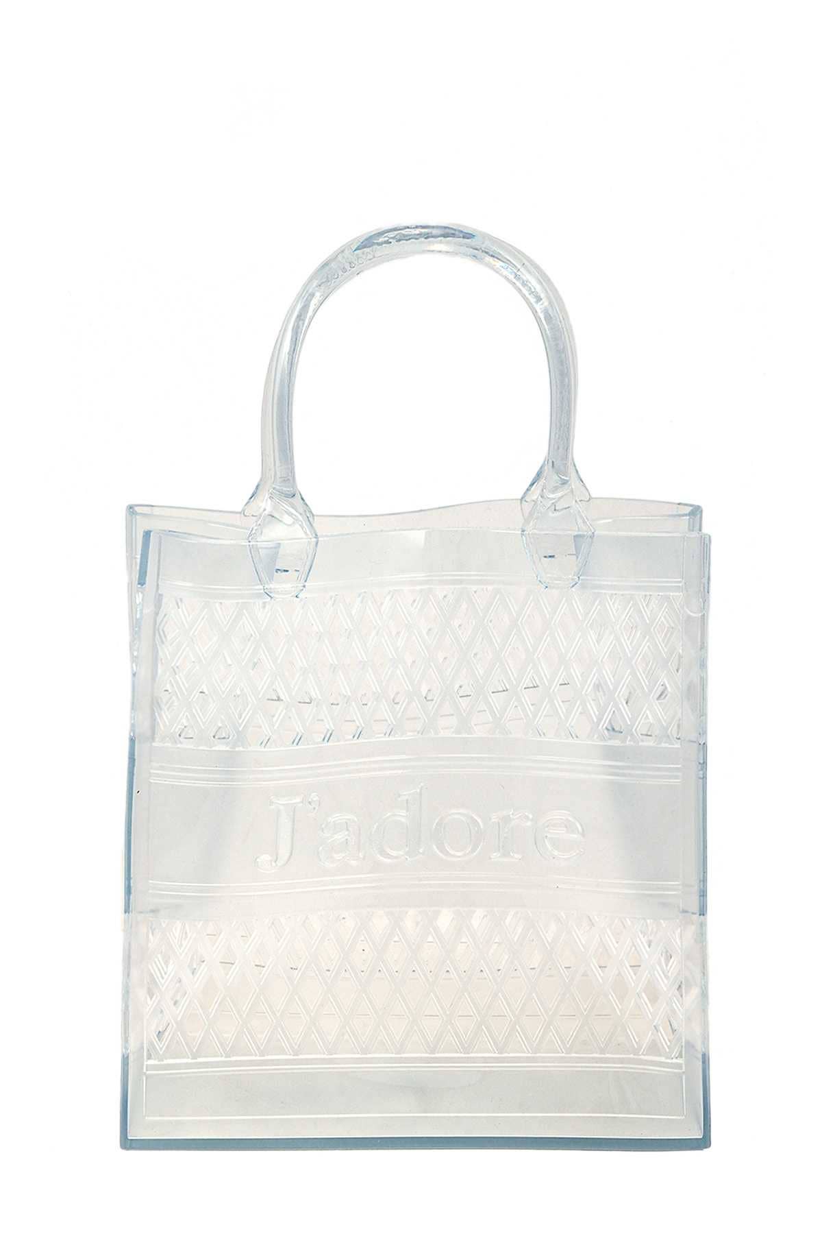 Pink Irene Wholesale - Wholesale Top Handle Bag - Women's - JADORE Mesh Style Top Handle Jelly Bag5