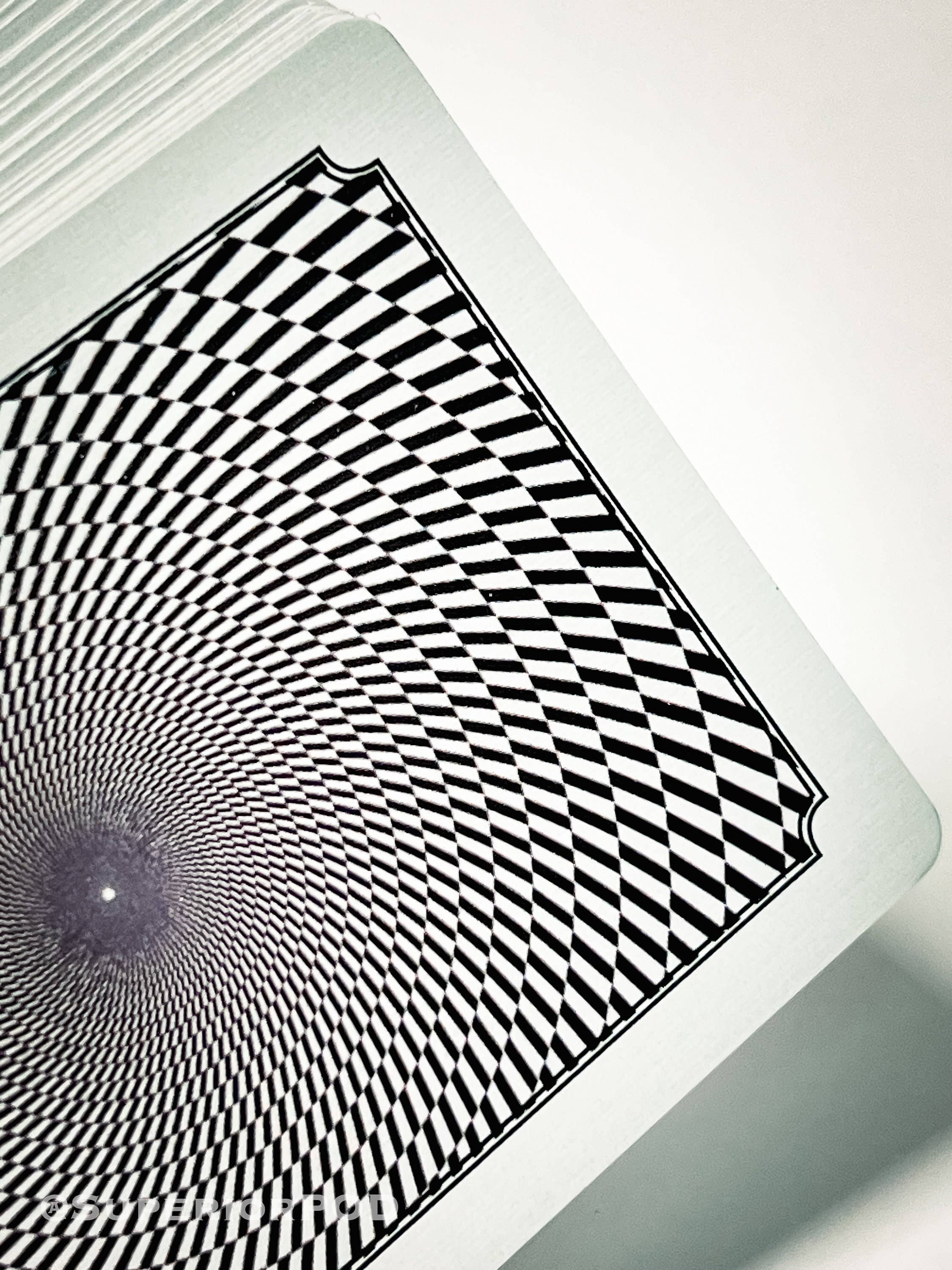 Superior Print on Demand - Wholesale Playing Cards - Optical ILLUSION Black & White Playing Cards2