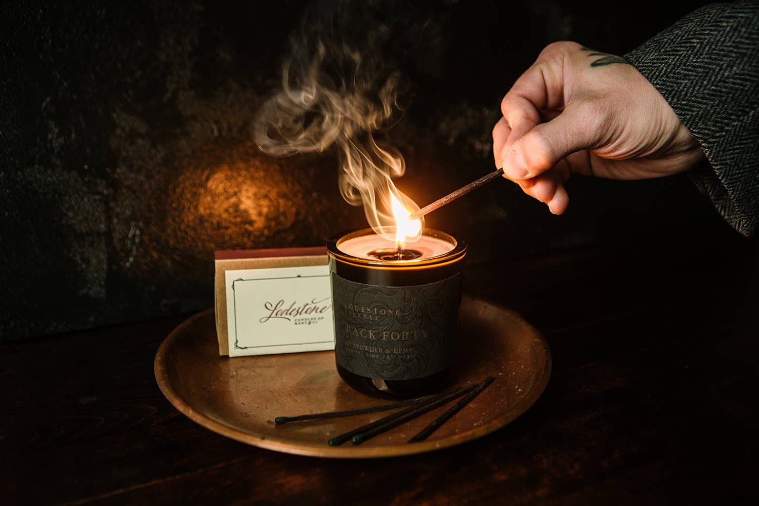 Lodestone Candles | Luxury Soy Candles - Wholesale Matches - Four Inch Luxury Matches1