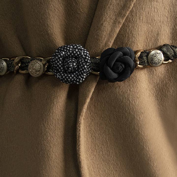 Vintage Rose Silk Chain Pearl Waist Belt DPWB2709 and other Purchase Wholesale silk rosettes. Free Returns & Net 60 Terms on Faire trending on Faire.