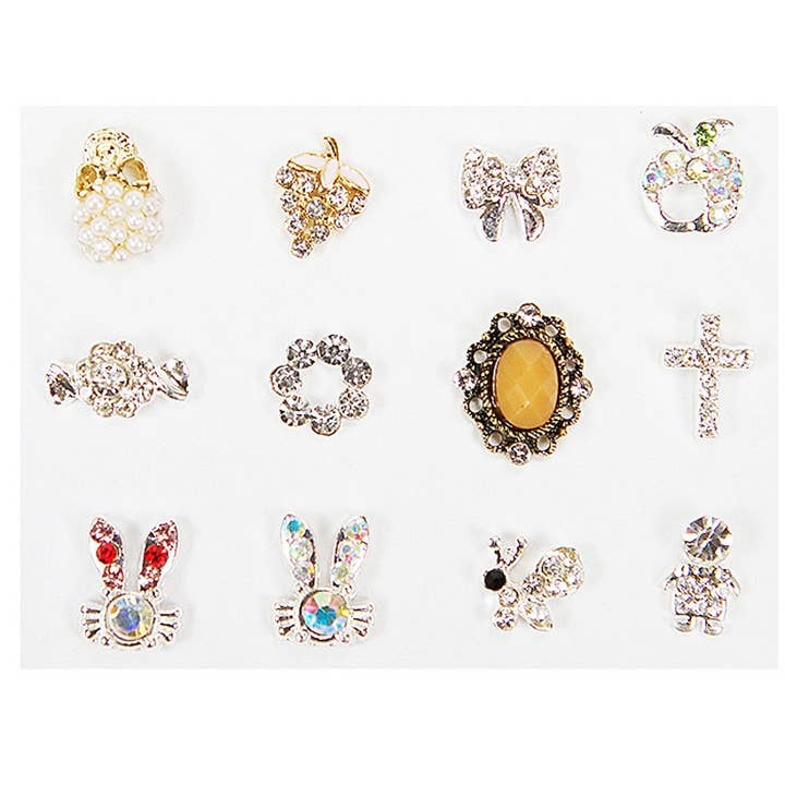 PINEAPPLE Beauty - Wholesale Nail Art/Decal - OFFA ONA1029x Nail Decoration Charms - 12pc1